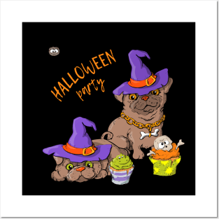 Halloween party Posters and Art